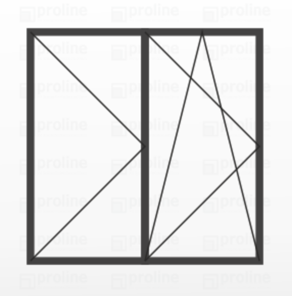 Çift Açılım PVC Pencereler